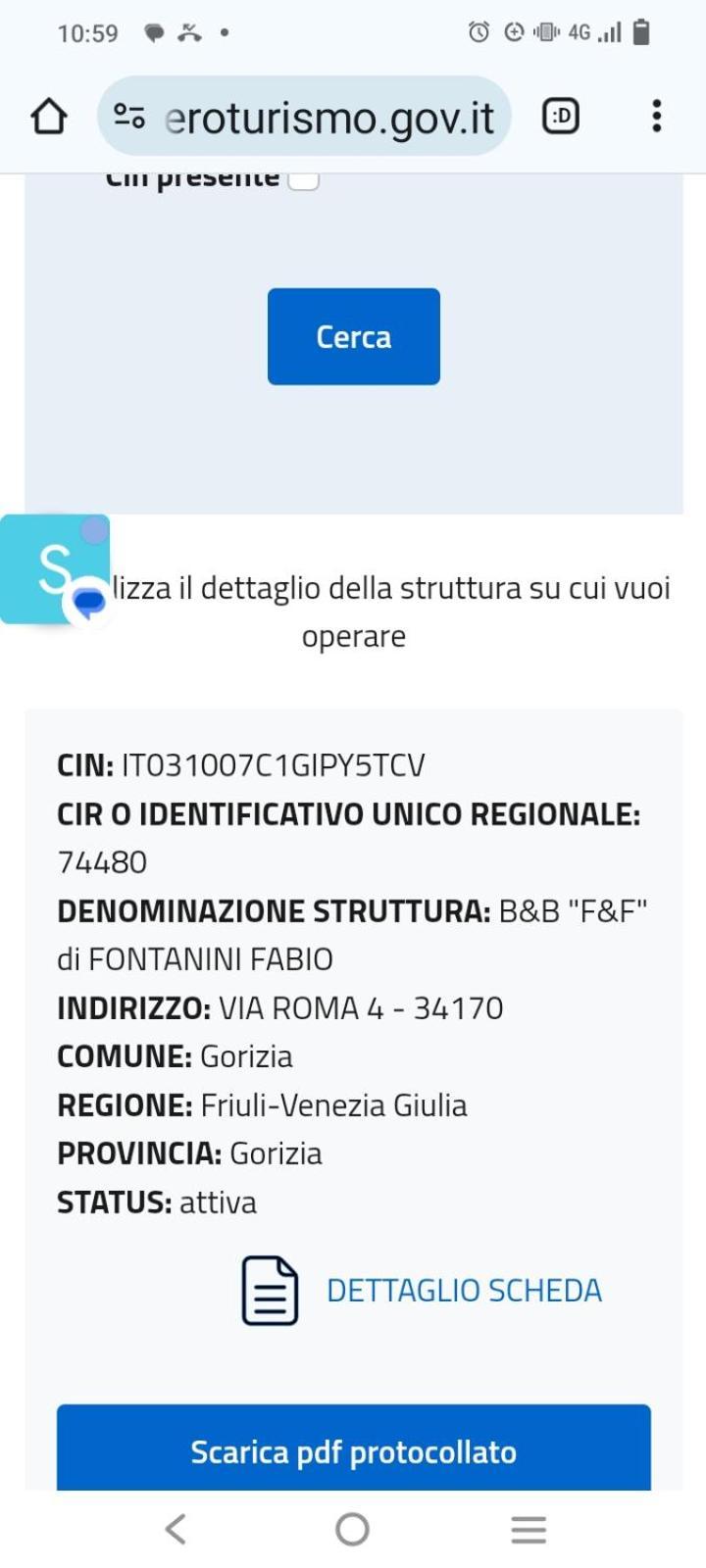 B&B Ff Gorizia Exterior foto